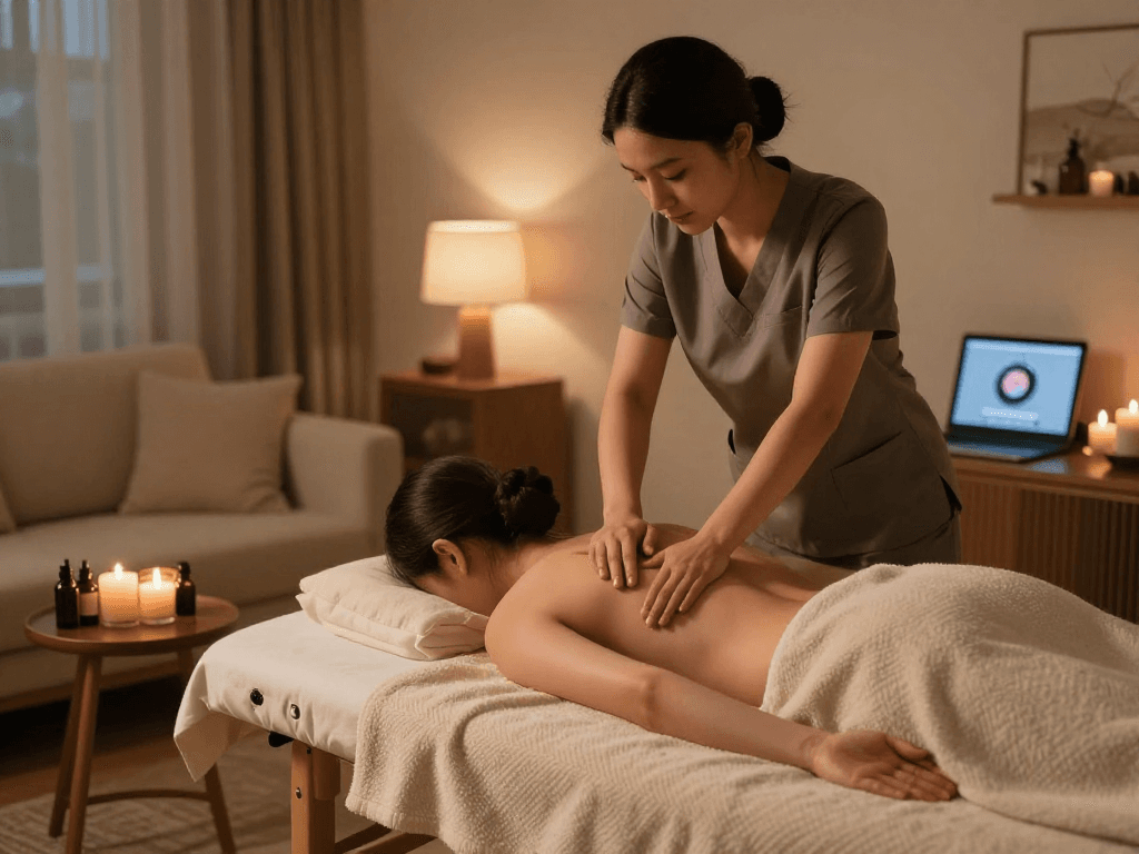 Experience premium 구리출장마사지 at home with professional therapists in a serene setting.