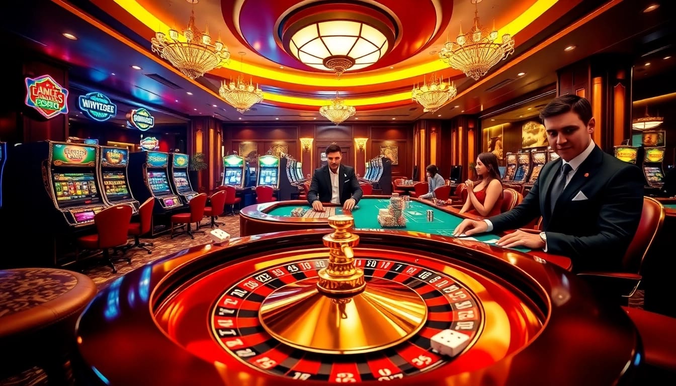 Experience the excitement of mm88 with dynamic gameplay at a luxury casino.