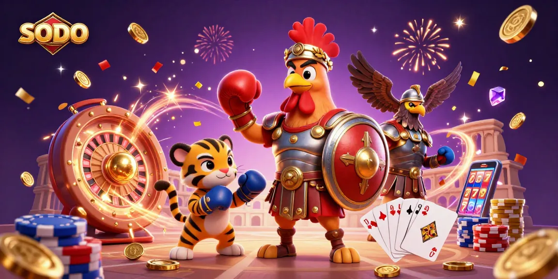 SODO brings excitement with a gladiator, collectibles, and casino elements for thrilling gaming.