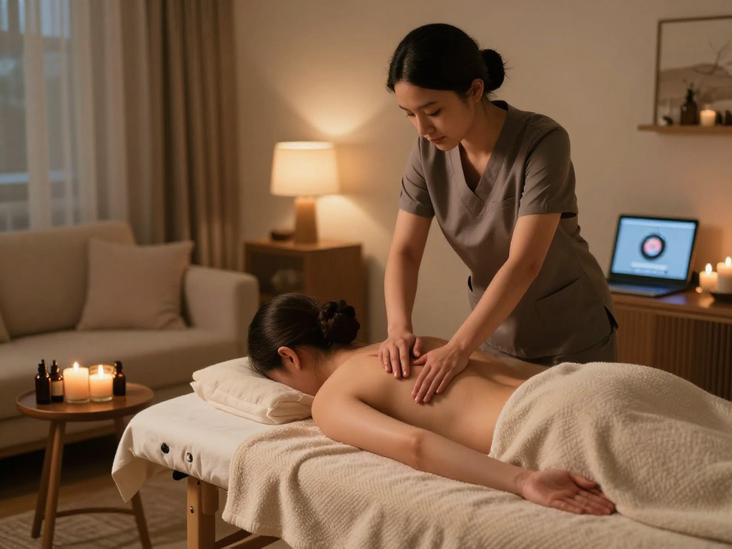 Experience premium 구리출장마사지 at home with professional therapists in a serene setting.