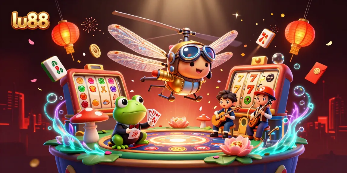 Experience exciting action at lu88 with vibrant casino characters and dynamic game elements.